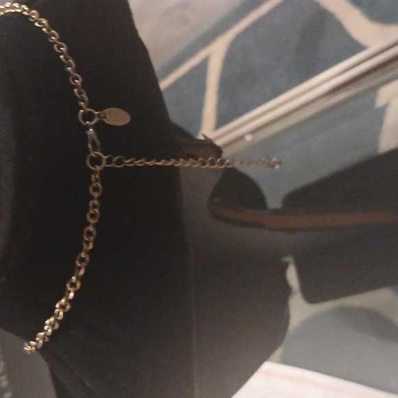 Charming Charlie Gold and Brown Necklace - Picture 4 of 4